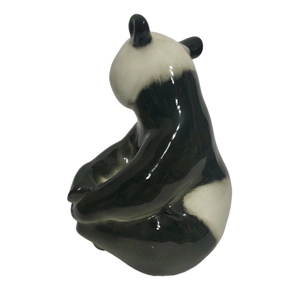 Vintage Lomonosov Porcelain Panda 5” Figurine Made In USSR - Picture 3 of 7